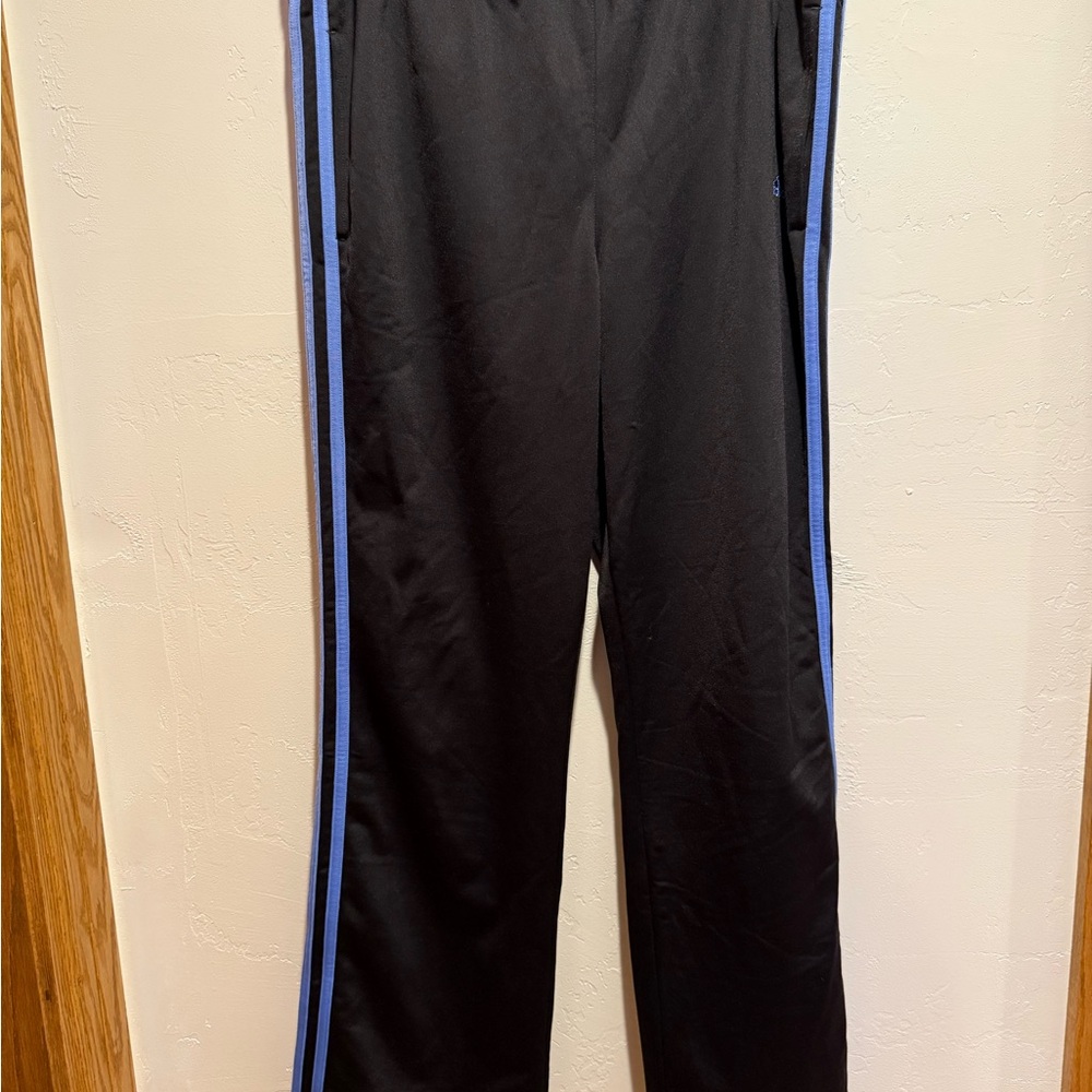 Adidas Black Pants with Blue Accents